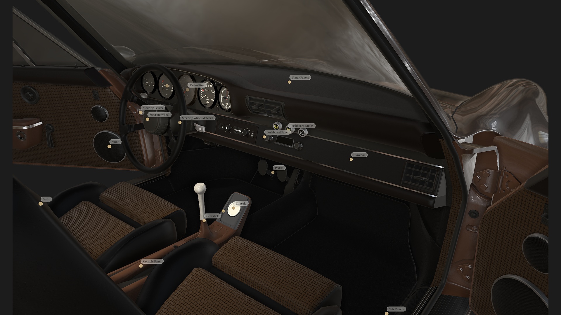 Masterpiece configurator — dashboard