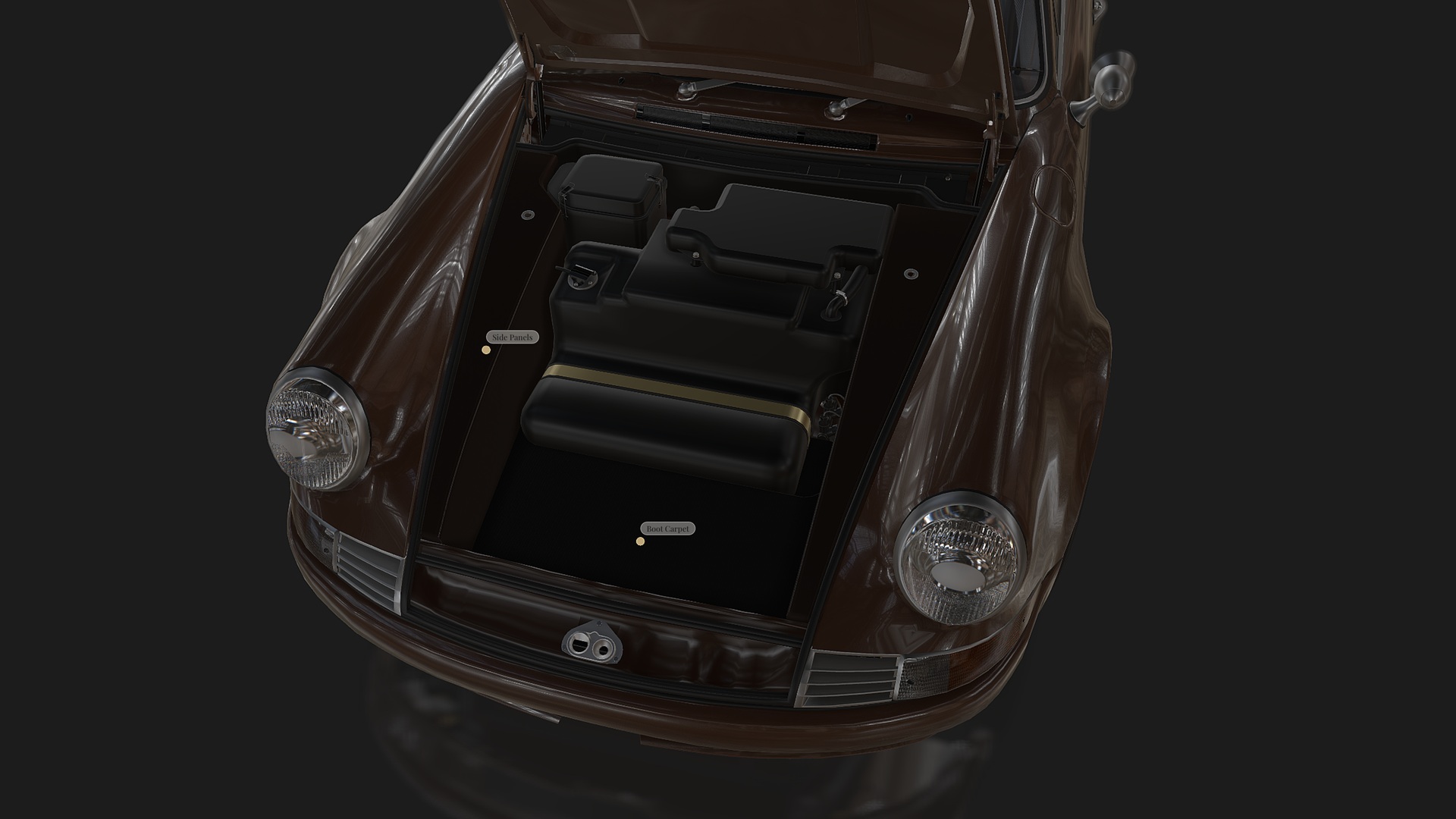 Masterpiece configurator — front luggage