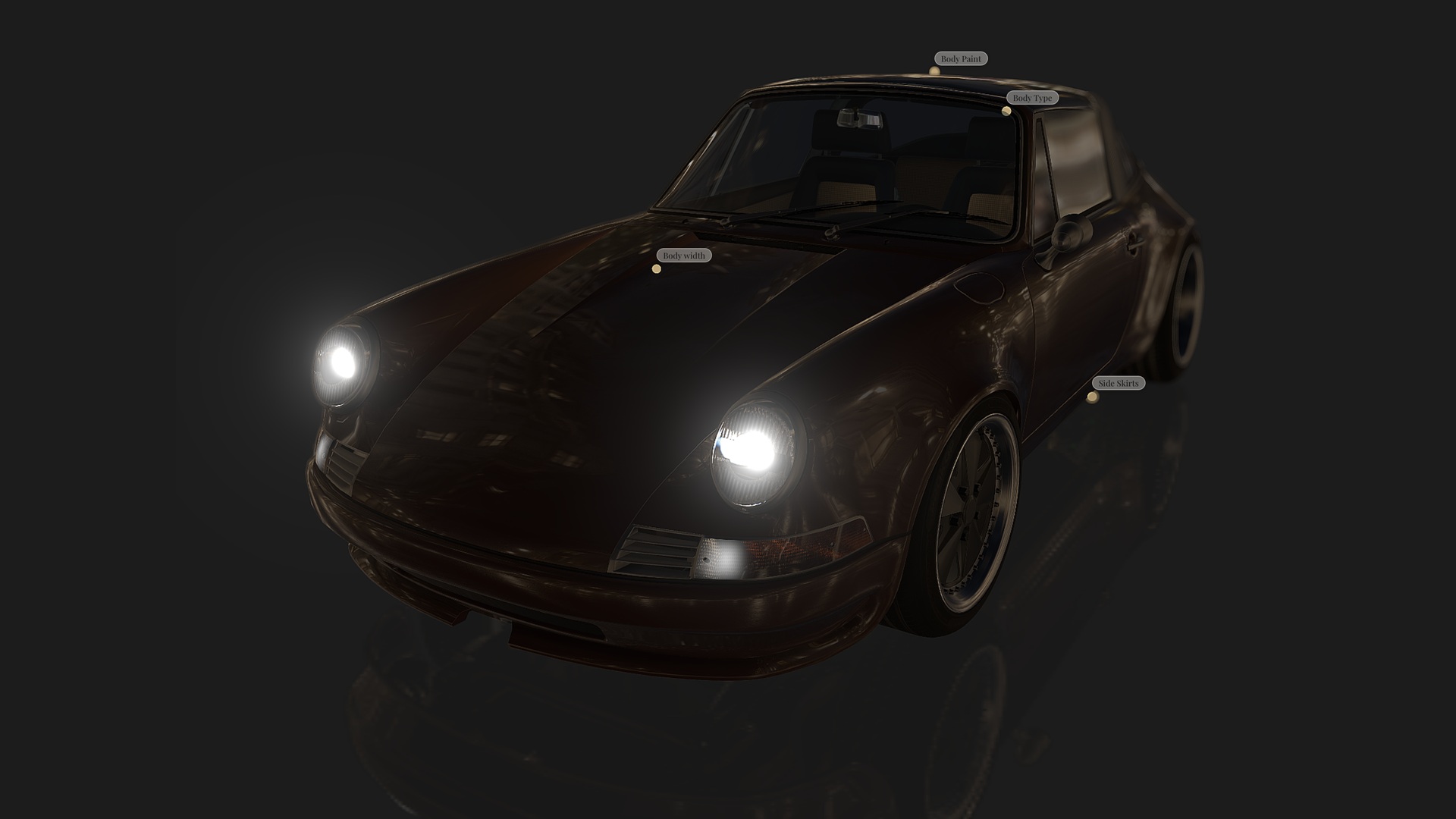 Masterpiece configurator — headlights