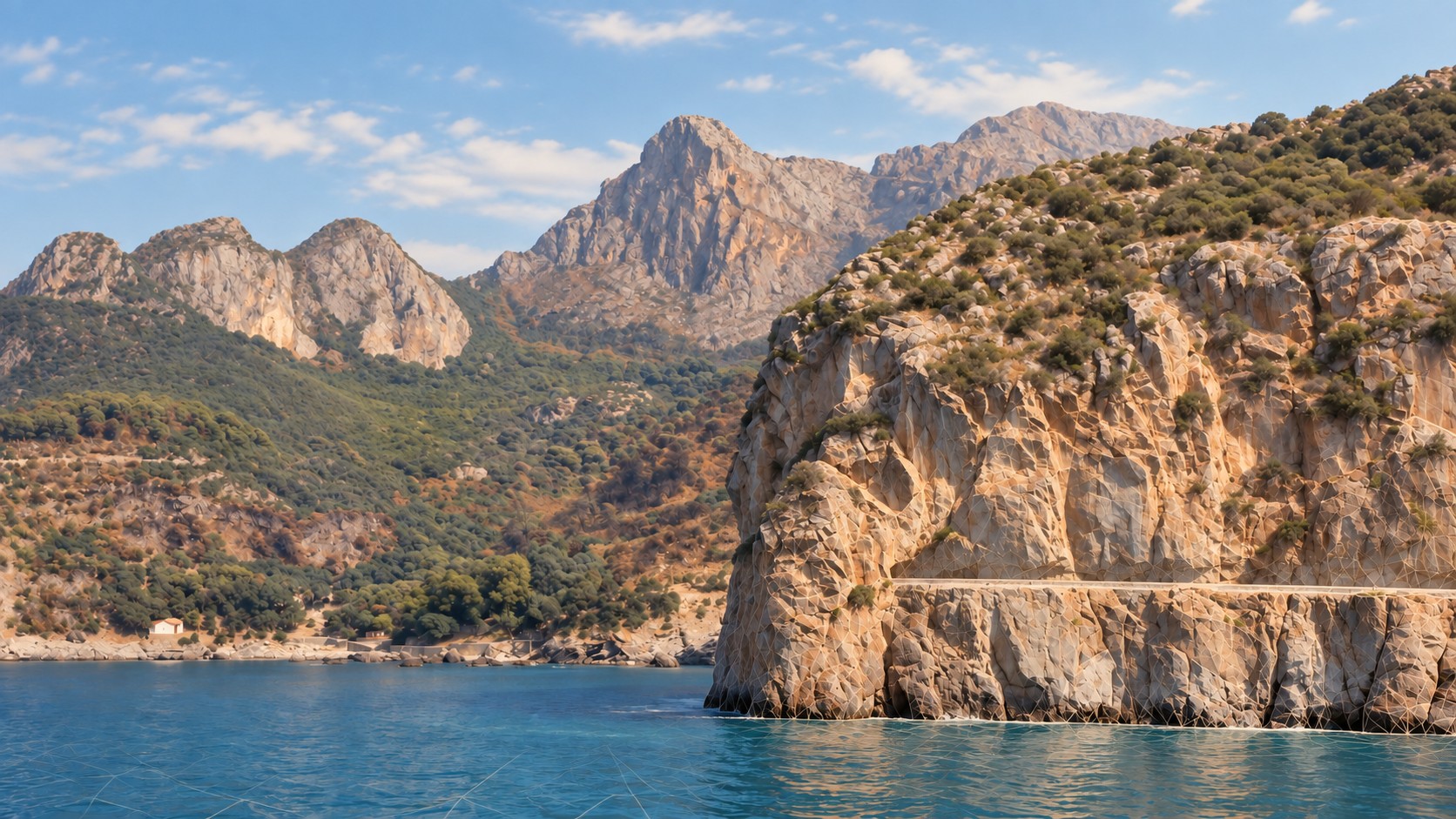 Coastal cliffs concept